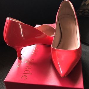 Kate Spade Womens Melanie Pink Pumps Size 6